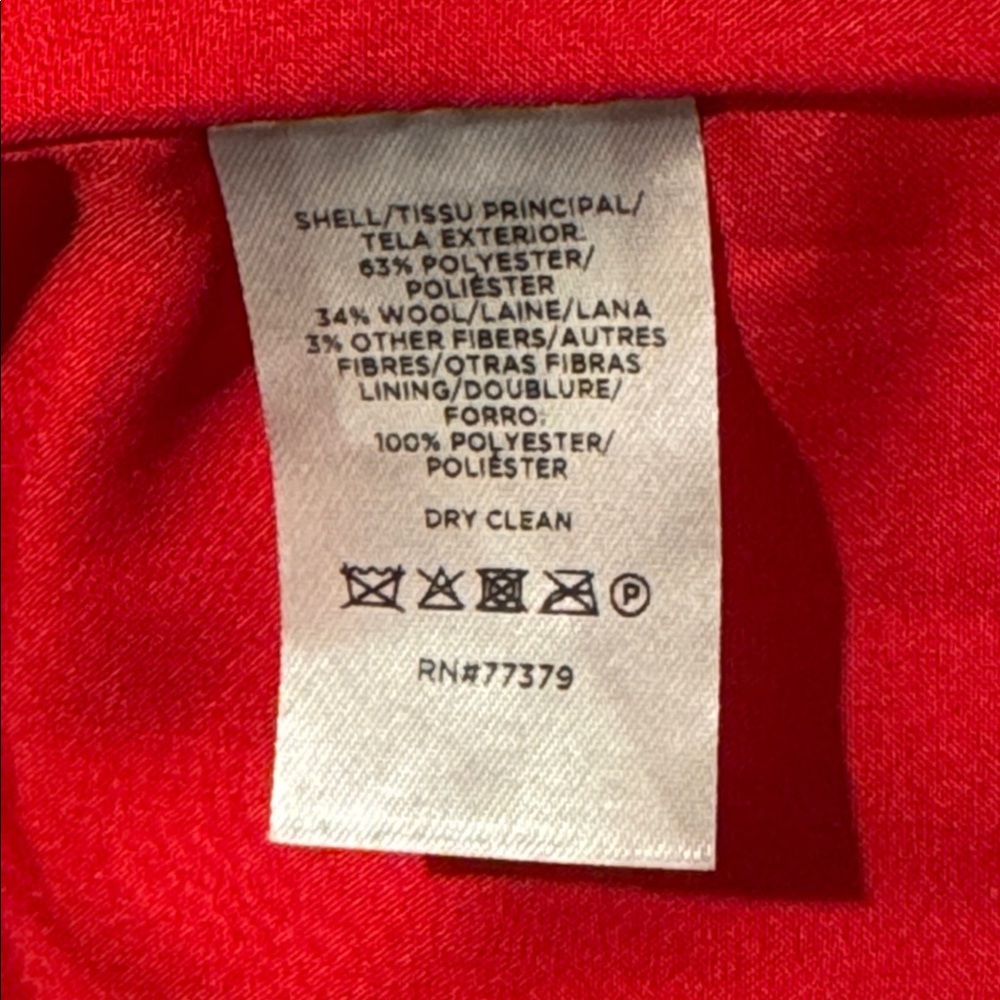 Ann Taylor Wool Blend Long Double breasted Peacoat Coat 829889 - Picture 10 of 12